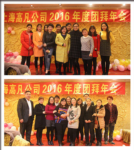 辞旧迎新,上海高凡2016年年会盛大举行